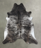 Grey Brindle XX-Large Brazilian Cowhide Rug 7'6