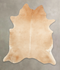 Beige X-Large Brazilian Cowhide Rug 7'8