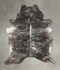 Grey Brindle Large Brazilian Cowhide Rug 6'9