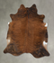 Medium Brindle XX-Large Brazilian Cowhide Rug 7'5
