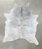Grey Brindle Large Brazilian Cowhide Rug 6'7