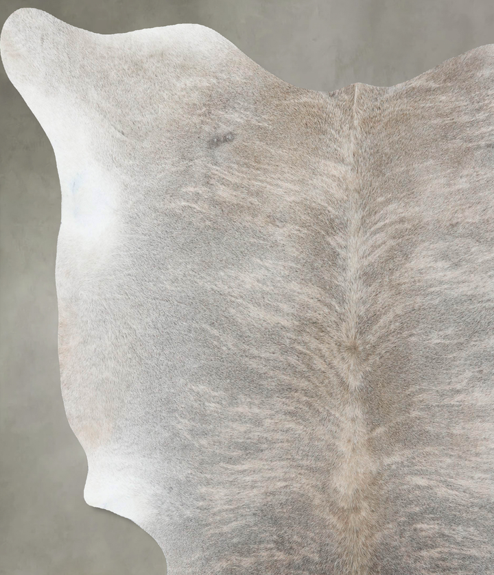 Grey Brindle XX-Large Brazilian Cowhide Rug 8'6"H x 7'4"W #B18238 by Hudson Hides