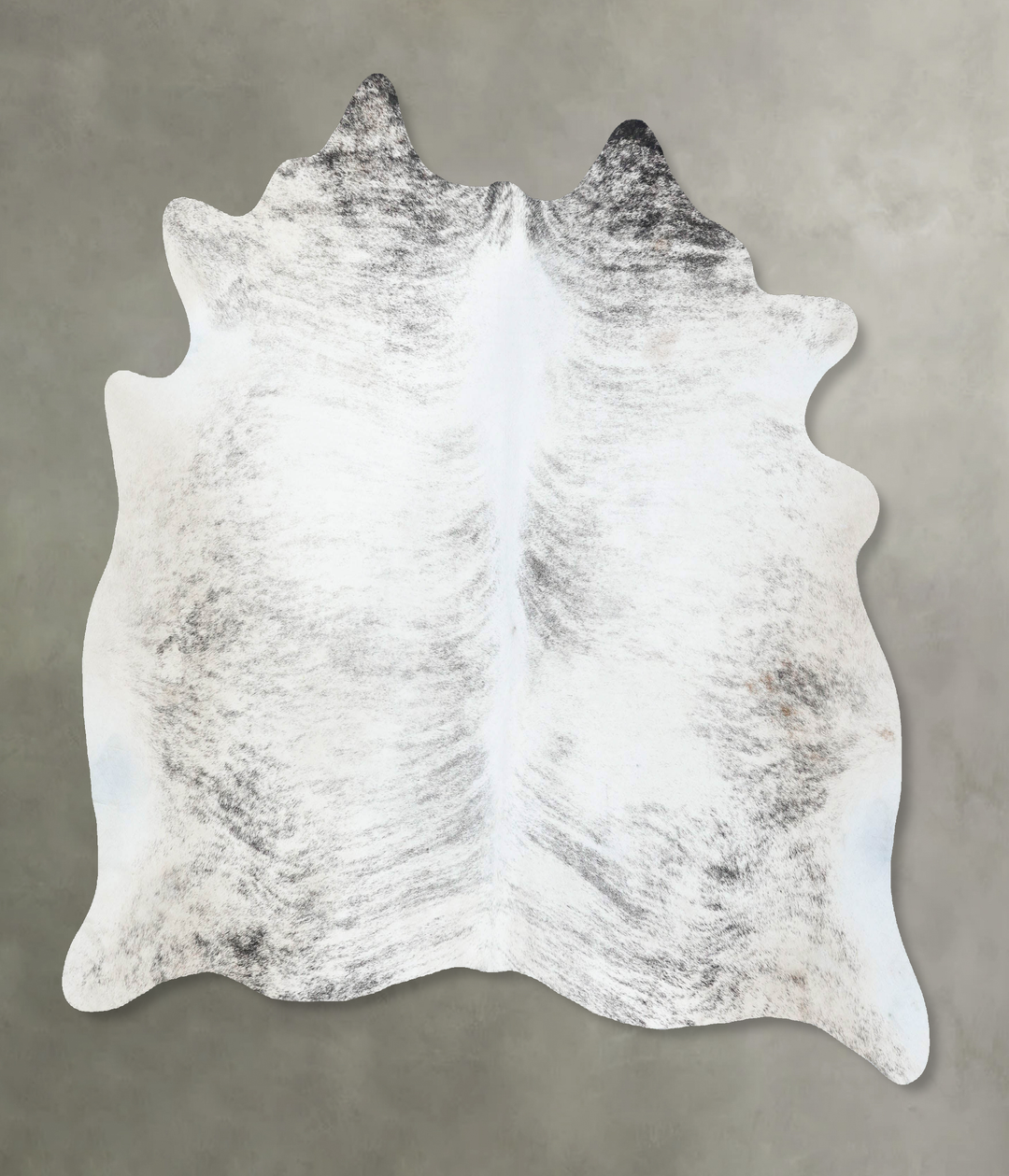 Grey Brindle X-Large Brazilian Cowhide Rug 6'5"H x 6'6"W #B18240 by Hu