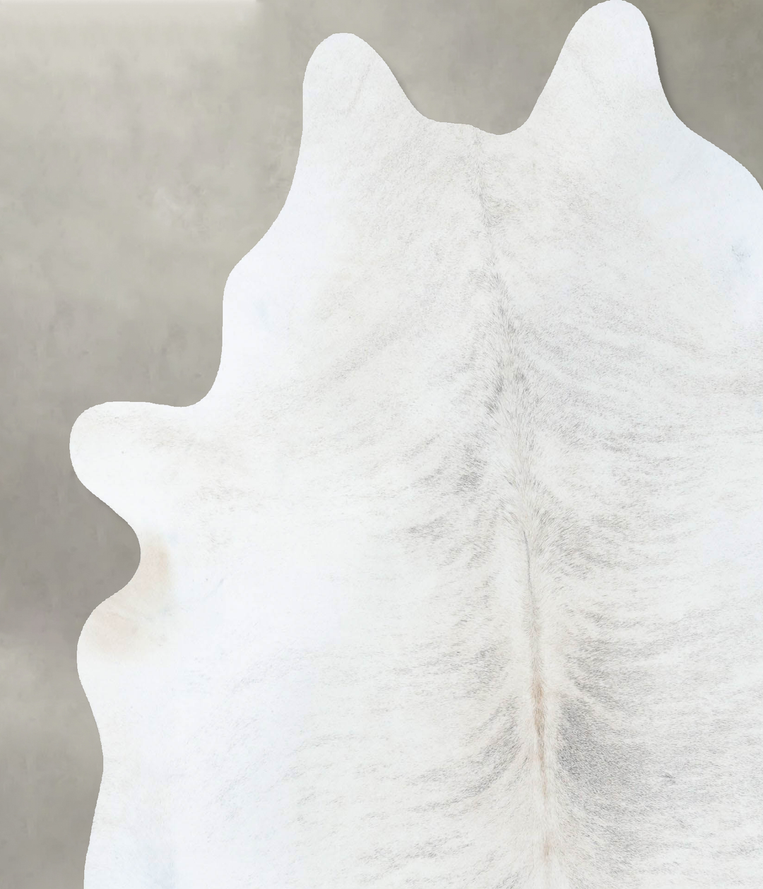 Grey Brindle X-Large Brazilian Cowhide Rug 7'5"H x 6'6"W #B18241 by Hu