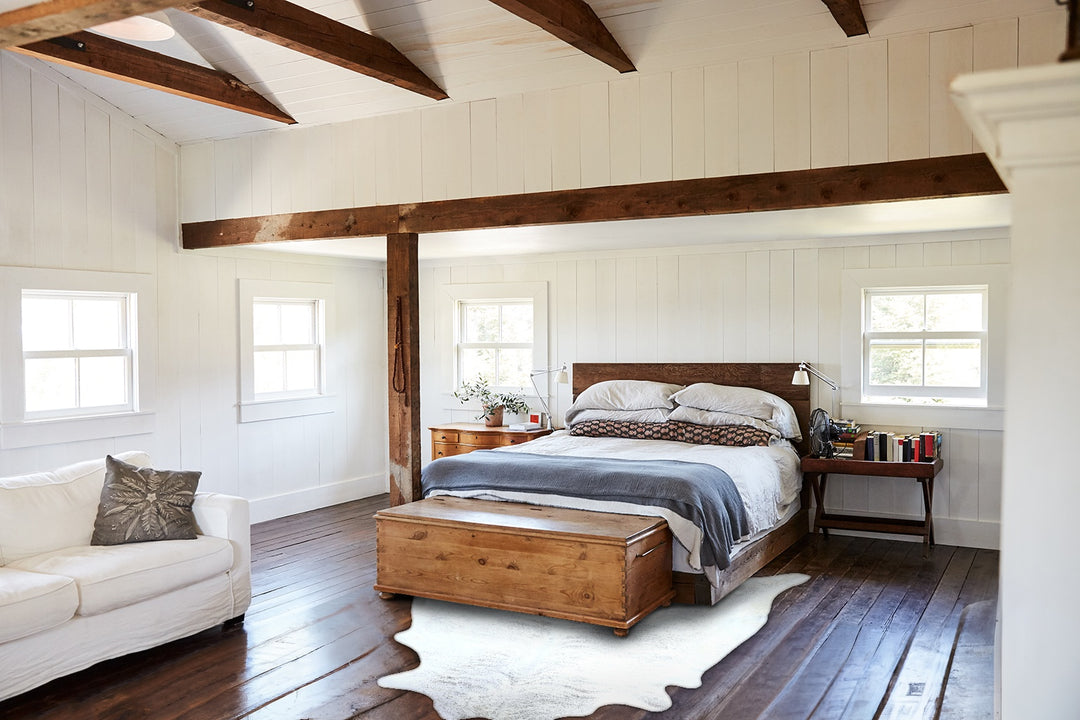 Grey Brindle XX-Large Brazilian Cowhide Rug 8'6"H x 7'0"W #B18250 by H