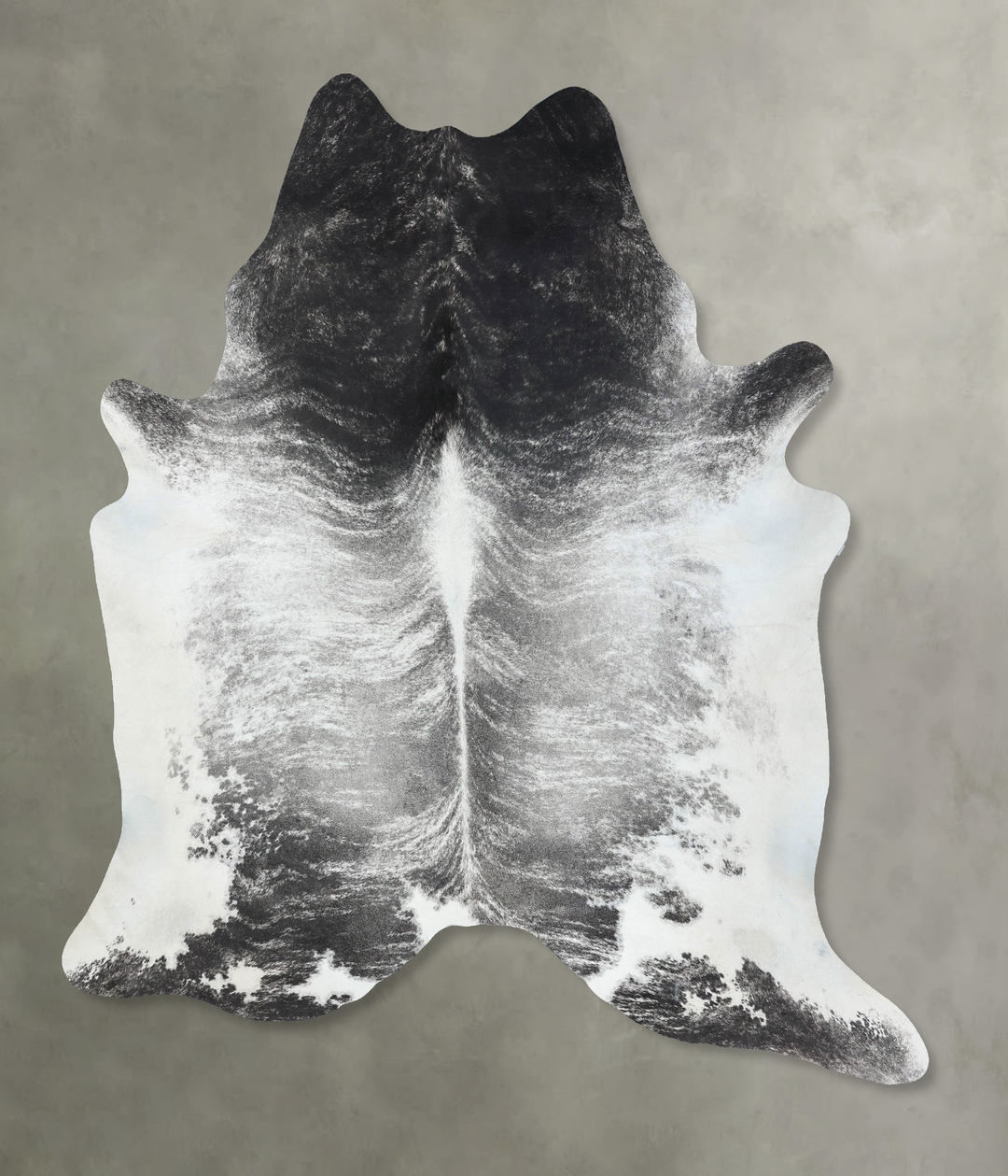 Grey Brindle XX-Large Brazilian Cowhide Rug 8'4"H x 6'11"W #B18253 by