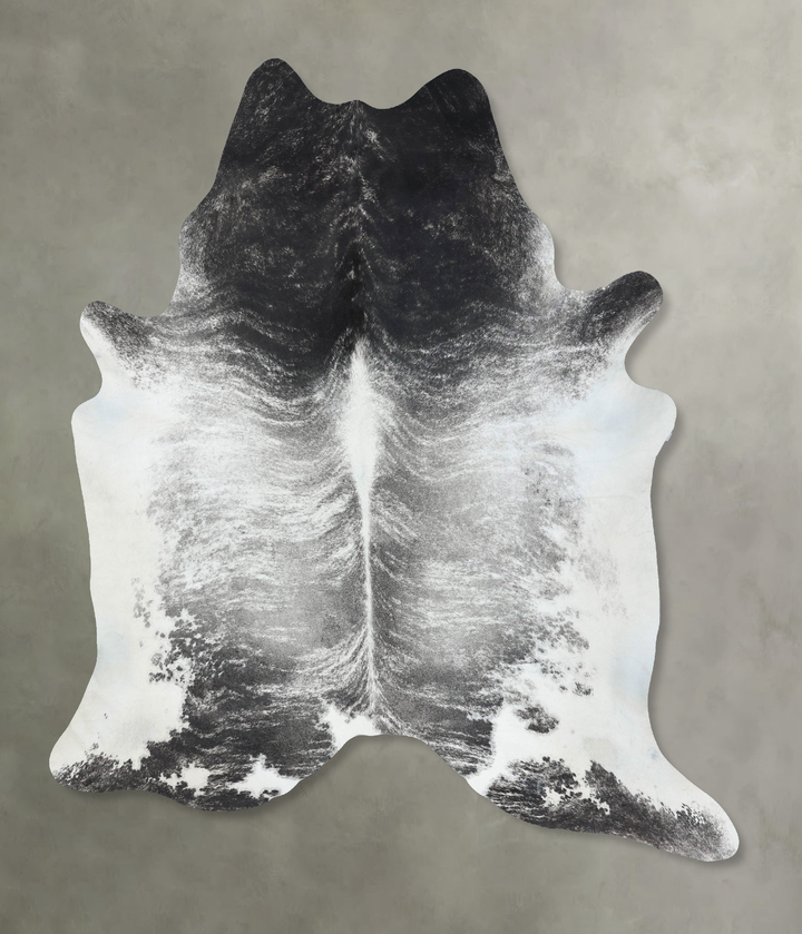 Grey Brindle XX-Large Brazilian Cowhide Rug 8'4"H x 6'11"W #B18253 by Hudson Hides