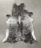 Grey Brindle X-Large Brazilian Cowhide Rug 7'4