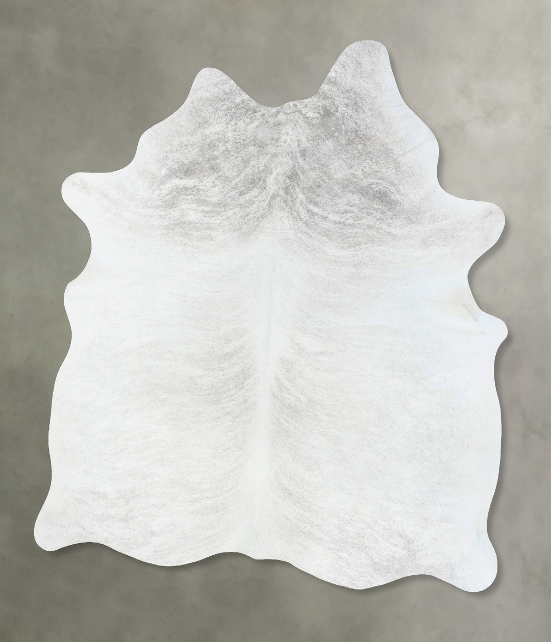 Grey Brindle X-Large Brazilian Cowhide Rug 7'1"H x 5'8"W #B18269 by Hu