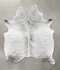 Grey Brindle Large Brazilian Cowhide Rug 6'7