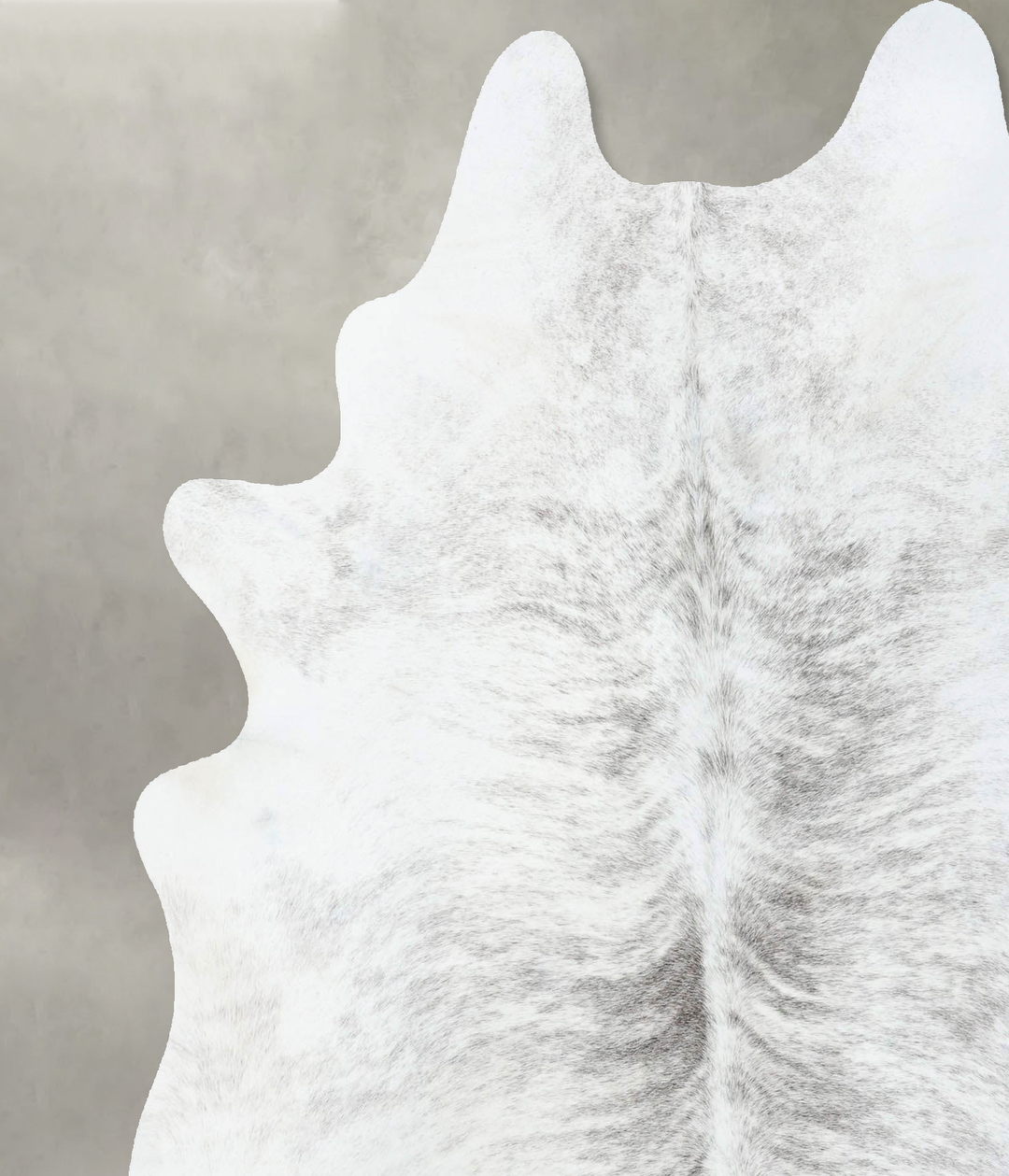 Grey Brindle X-Large Brazilian Cowhide Rug 6'11"H x 5'11"W #B18274 by