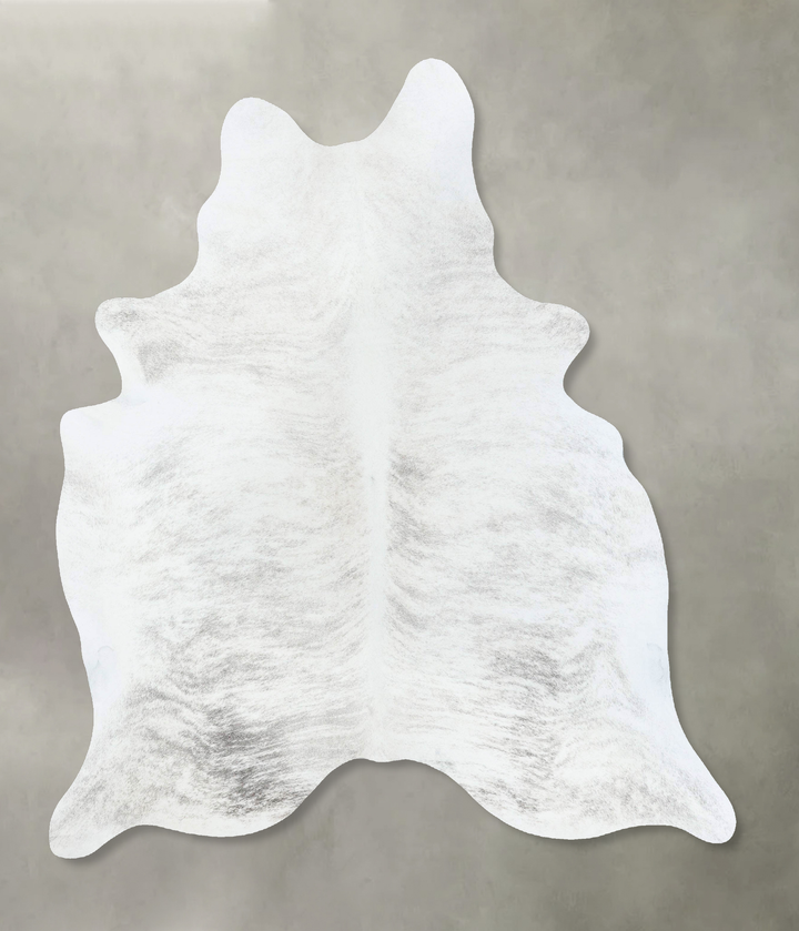 Grey Brindle X-Large Brazilian Cowhide Rug 7'5"H x 6'0"W #B18276 by Hudson Hides