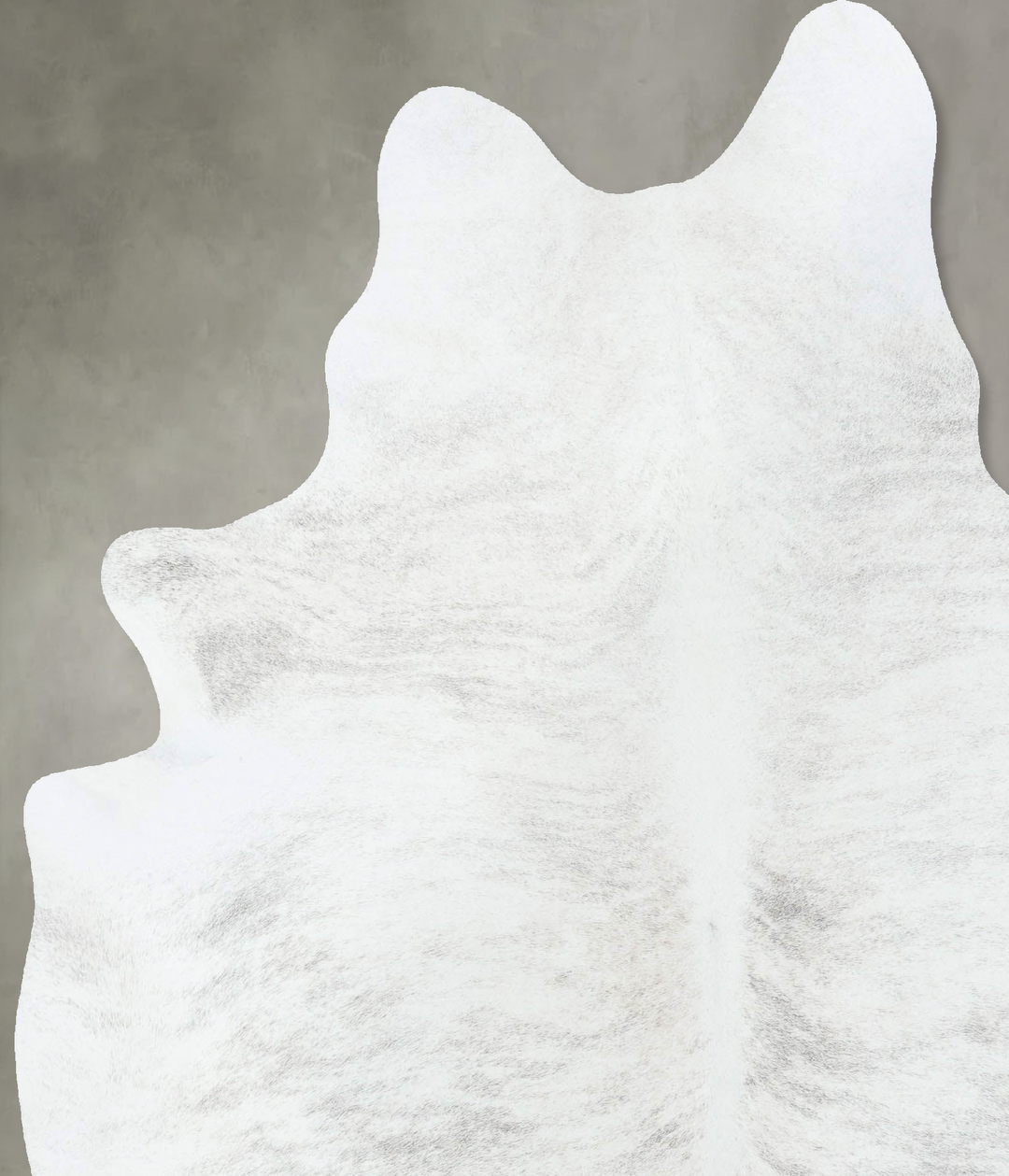 Grey Brindle X-Large Brazilian Cowhide Rug 7'5"H x 6'0"W #B18276 by Hu