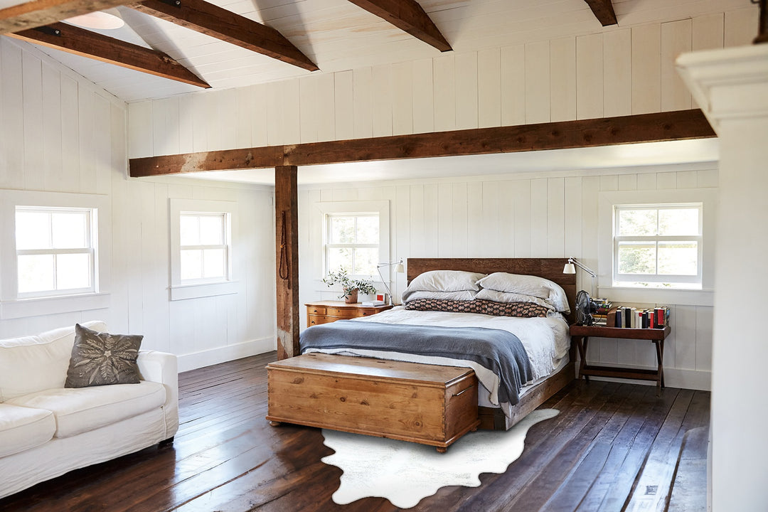 Grey Brindle X-Large Brazilian Cowhide Rug 7'5"H x 6'0"W #B18276 by Hu