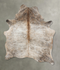Light Brindle Large Brazilian Cowhide Rug 6'9