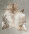 Light Brindle Large Brazilian Cowhide Rug 6'2