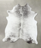 Grey Brindle X-Large Brazilian Cowhide Rug 6'10