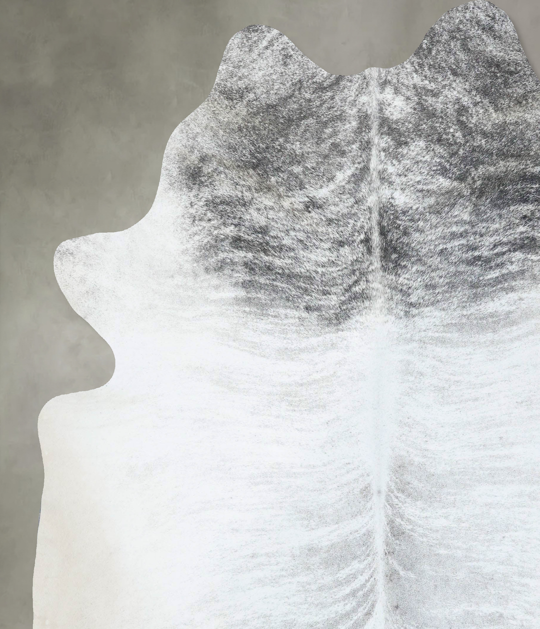 Grey Brindle XX-Large Brazilian Cowhide Rug 8'7"H x 7'2"W #B18304 by H