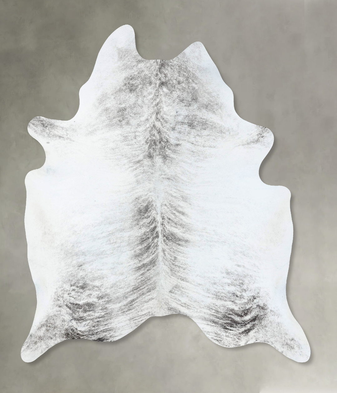 Grey Brindle XX-Large Brazilian Cowhide Rug 8'3"H x 6'6"W #B18306 by H