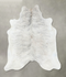 Grey Brindle Large Brazilian Cowhide Rug 6'2