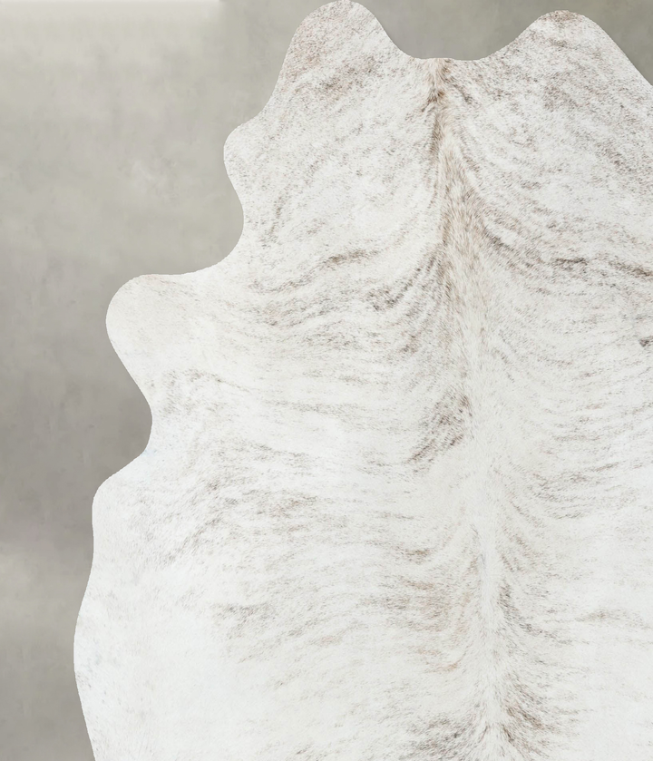 Light Brindle X-Large Brazilian Cowhide Rug 7'0"H x 6'5"W #B18323 by Hudson Hides