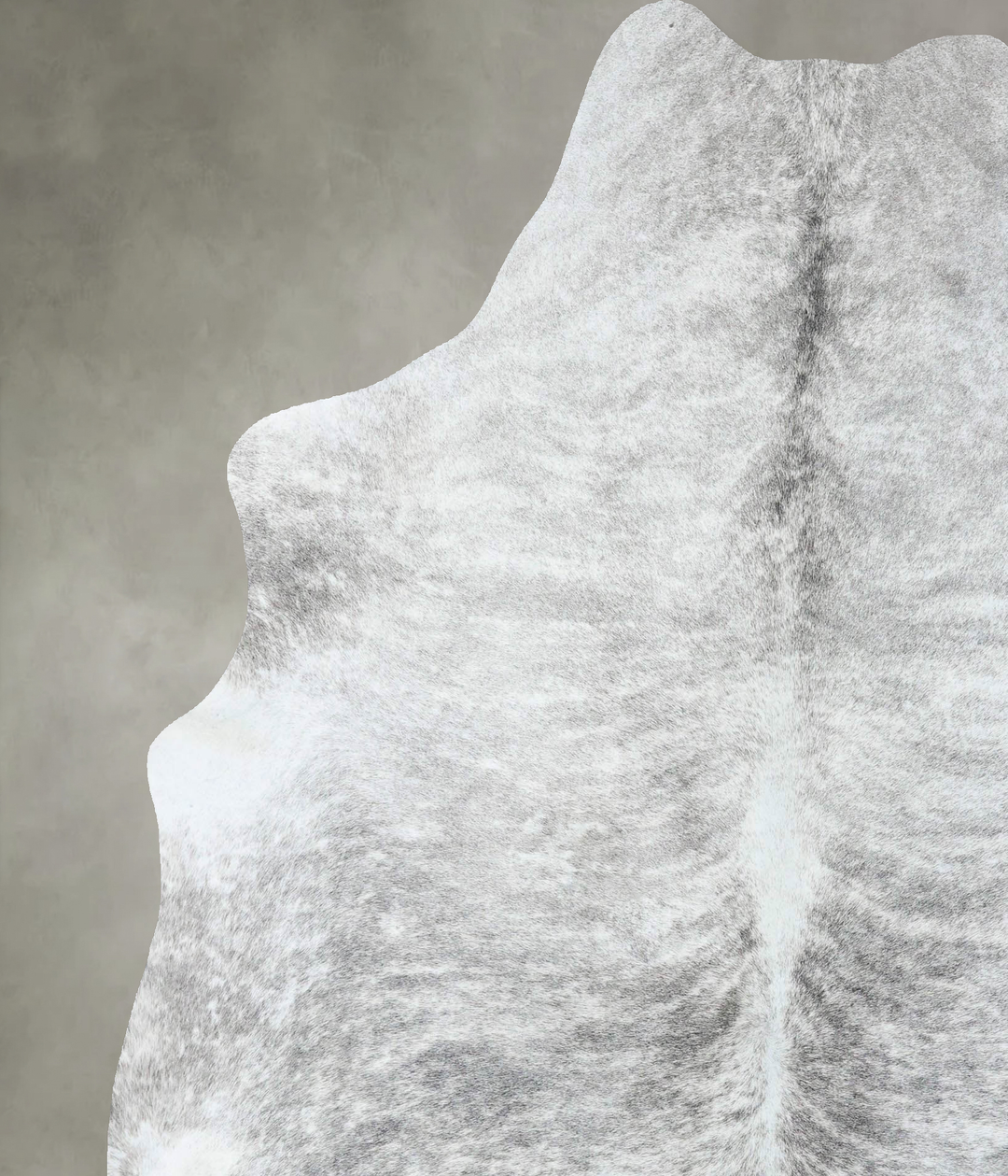 Grey Brindle X-Large Brazilian Cowhide Rug 7'9"H x 6'5"W #B18325 by Hu