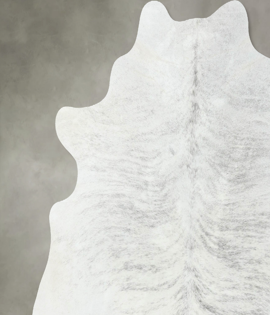 Grey Brindle X-Large Brazilian Cowhide Rug 7'3"H x 6'10"W #B18326 by H