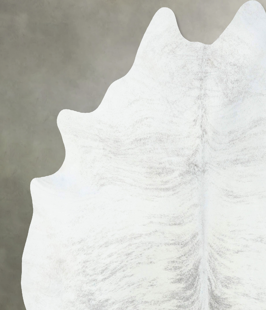 Grey Brindle XX-Large Brazilian Cowhide Rug 8'2"H x 7'3"W #B18327 by H