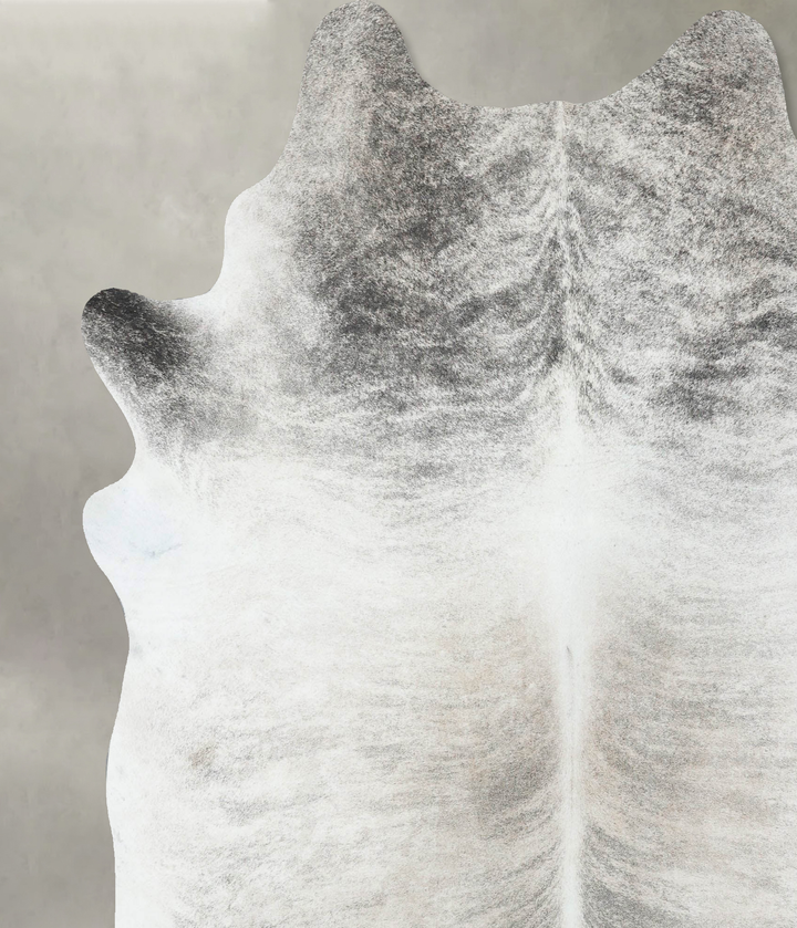 Grey Brindle XX-Large Brazilian Cowhide Rug 7'10"H x 6'8"W #B18328 by Hudson Hides