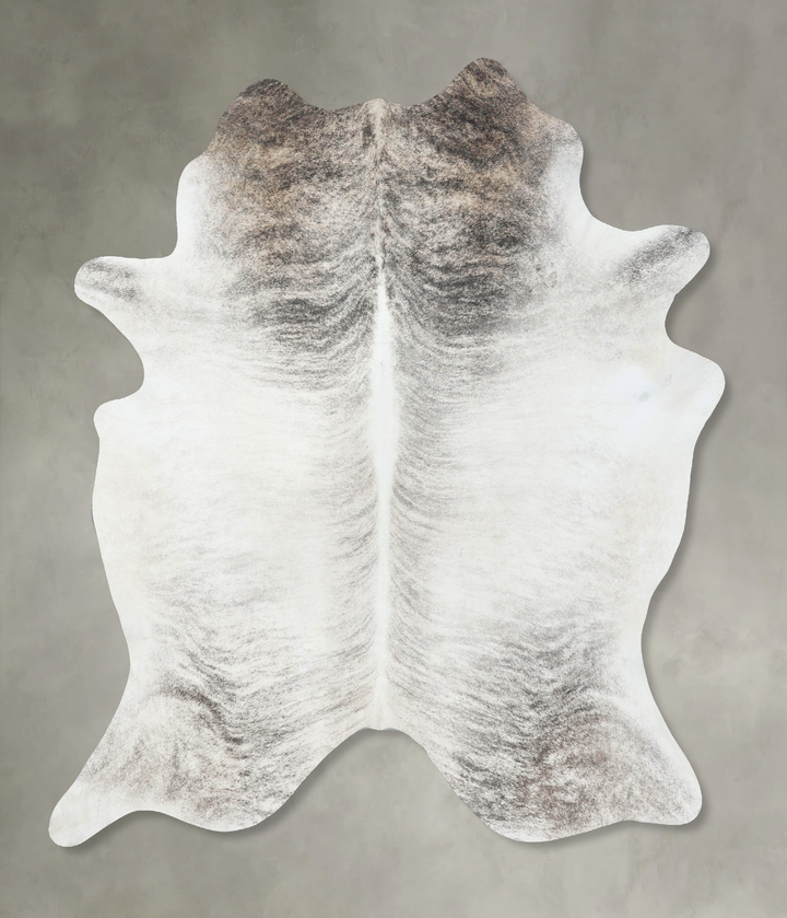 Grey Brindle XX-Large Brazilian Cowhide Rug 8'5"H x 6'10"W #B18335 by Hudson Hides