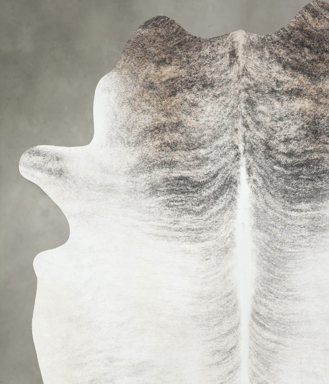 Grey Brindle XX-Large Brazilian Cowhide Rug 8'5"H x 6'10"W #B18335 by