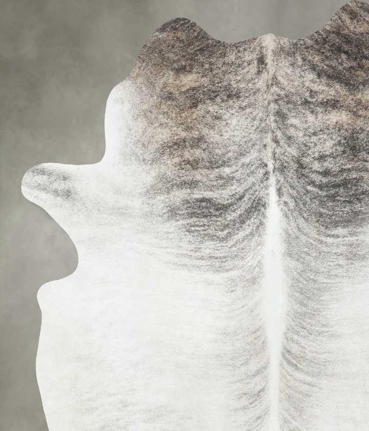 Grey Brindle XX-Large Brazilian Cowhide Rug 8'5"H x 6'10"W #B18335 by Hudson Hides