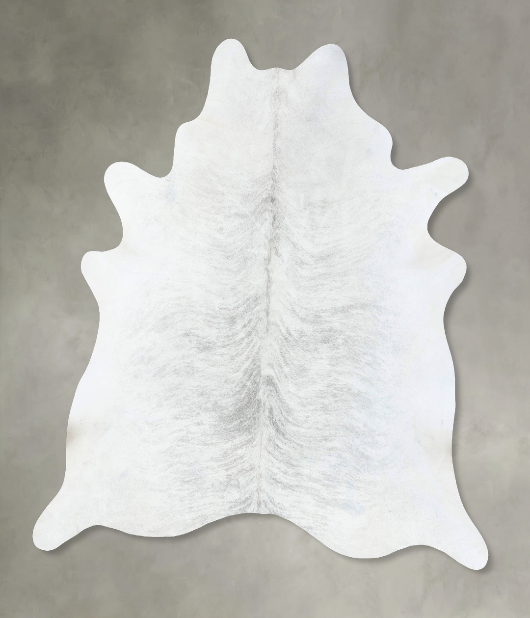 Grey Brindle X-Large Brazilian Cowhide Rug 7'4"H x 6'6"W #B18340 by Hu