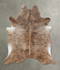 Light Brindle XX-Large Brazilian Cowhide Rug 7'7