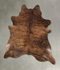 Medium Brindle XX-Large Brazilian Cowhide Rug 7'7