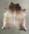 Medium Brindle XX-Large Brazilian Cowhide Rug 7'7