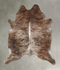 Medium Brindle XX-Large Brazilian Cowhide Rug 8'0