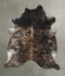 Dark Brindle XX-Large Brazilian Cowhide Rug 7'8