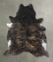 Dark Brindle XX-Large Brazilian Cowhide Rug 7'4
