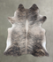 Grey Brindle X-Large Brazilian Cowhide Rug 7'2