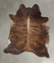 Dark Brindle X-Large Brazilian Cowhide Rug 7'8