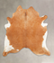 Brown and White Regular XX-Large Brazilian Cowhide Rug 8'0