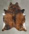 Dark Brindle XX-Large Brazilian Cowhide Rug 8'4
