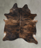 Dark Brindle XX-Large Brazilian Cowhide Rug 8'5
