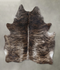 Dark Brindle Large Brazilian Cowhide Rug 7'0