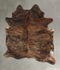 Dark Brindle Large Brazilian Cowhide Rug 6'11