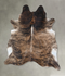 Medium Brindle XX-Large Brazilian Cowhide Rug 8'5