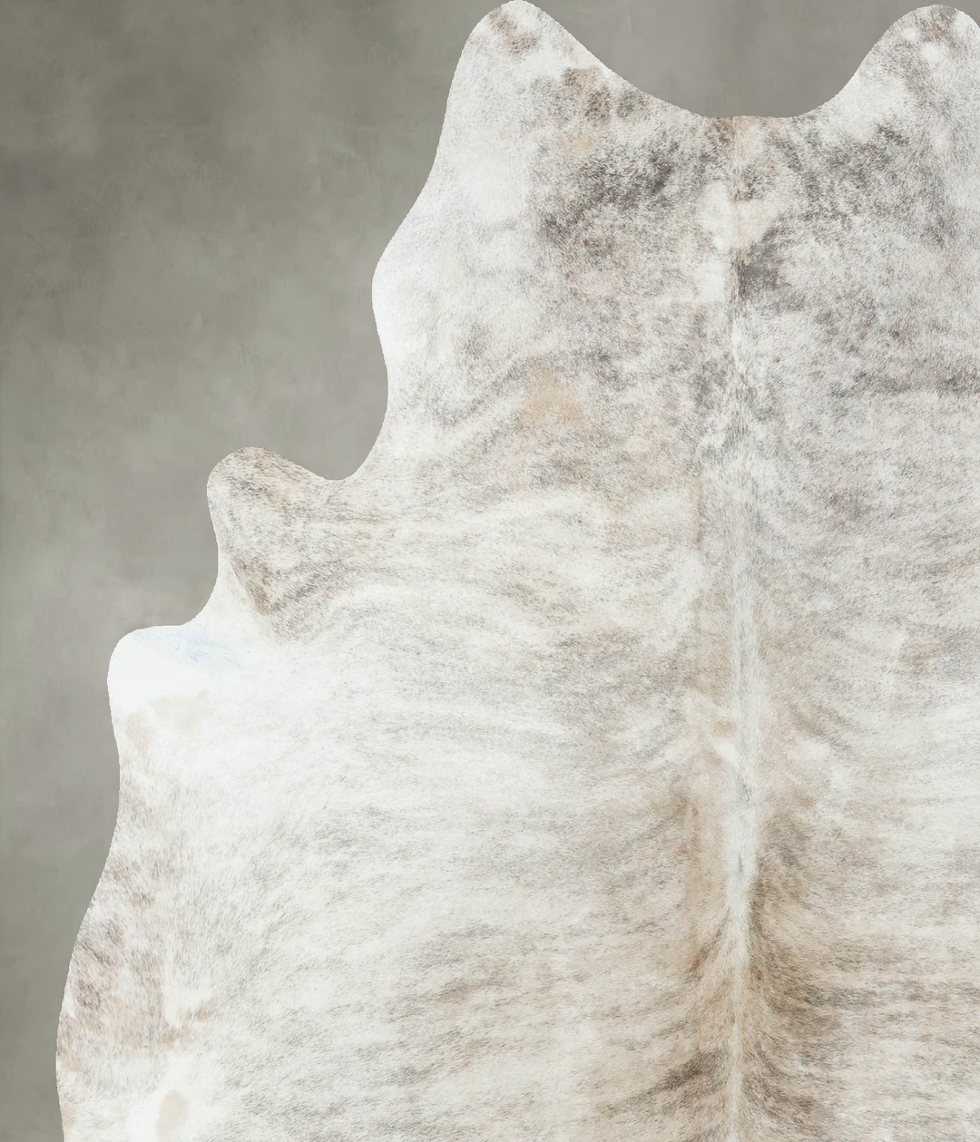 Light Brindle X-Large Brazilian Cowhide Rug 7'3"H x 5'10"W #B18543 by