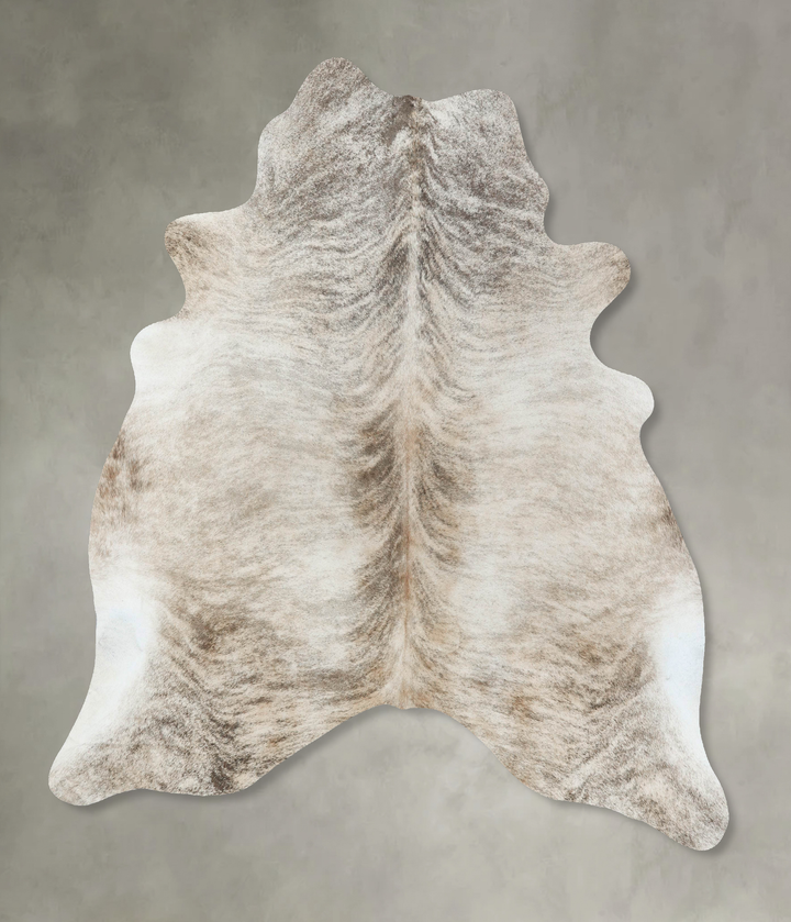Light Brindle X-Large Brazilian Cowhide Rug 7'2"H x 6'4"W #B18556 by Hudson Hides