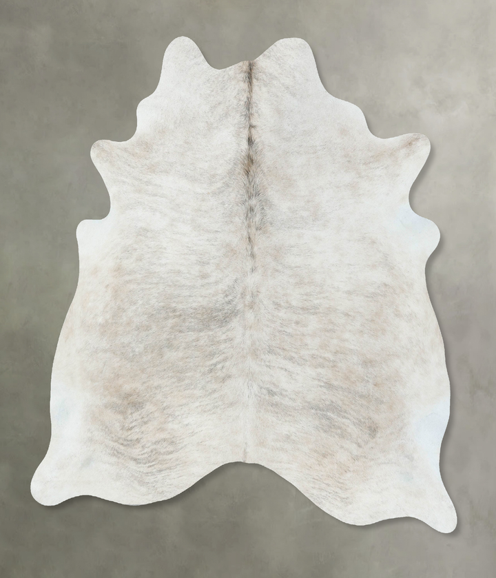 Light Brindle Large Brazilian Cowhide Rug 6'7"H x 5'9"W #B18557 by Hudson Hides